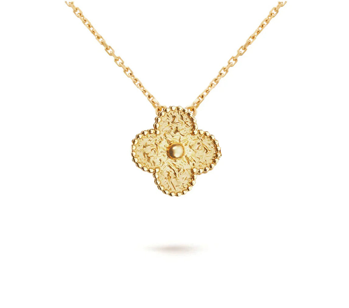 [Saipan]15MM CLOVER FLOWER PENDANT NECKLACE COLLECTION