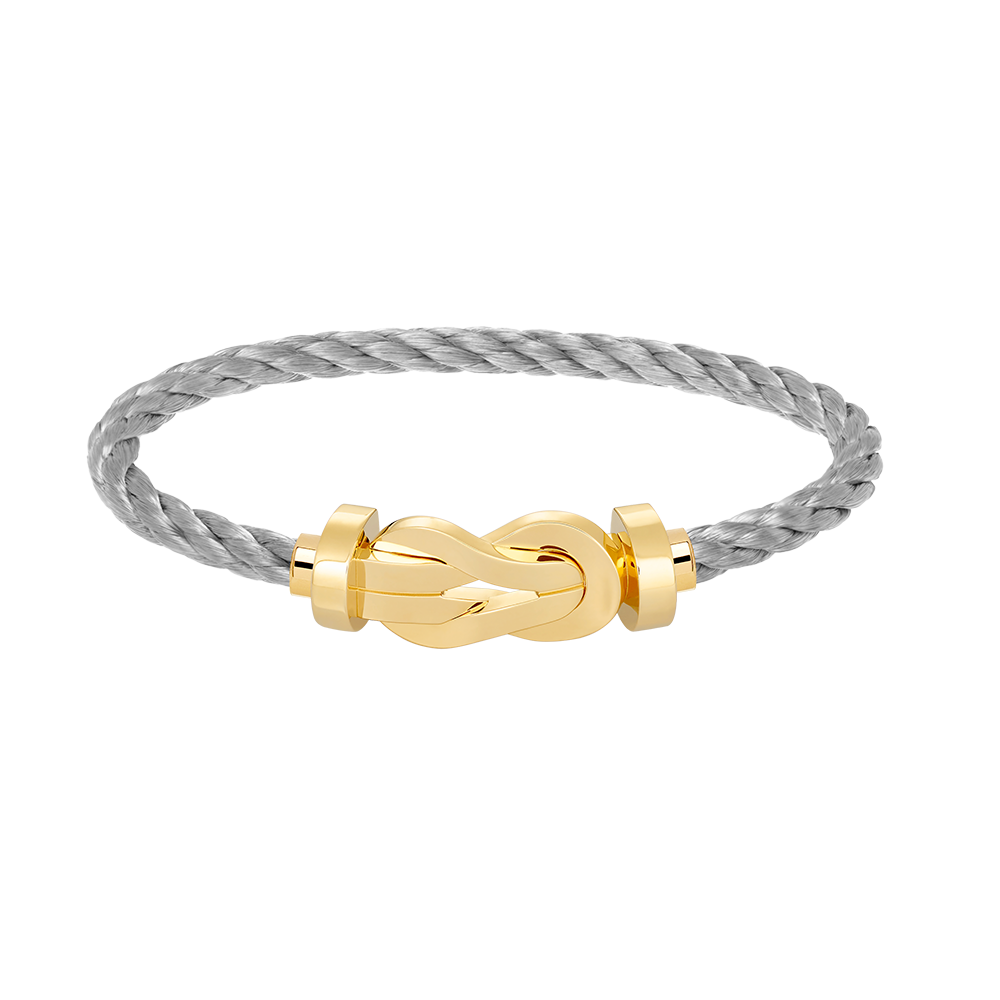[Saipan]LARGE 8-FIGURE BUCKLE BRACELET - GOLD
