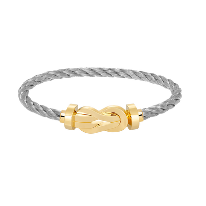 [Saipan]LARGE 8-FIGURE BUCKLE BRACELET - GOLD
