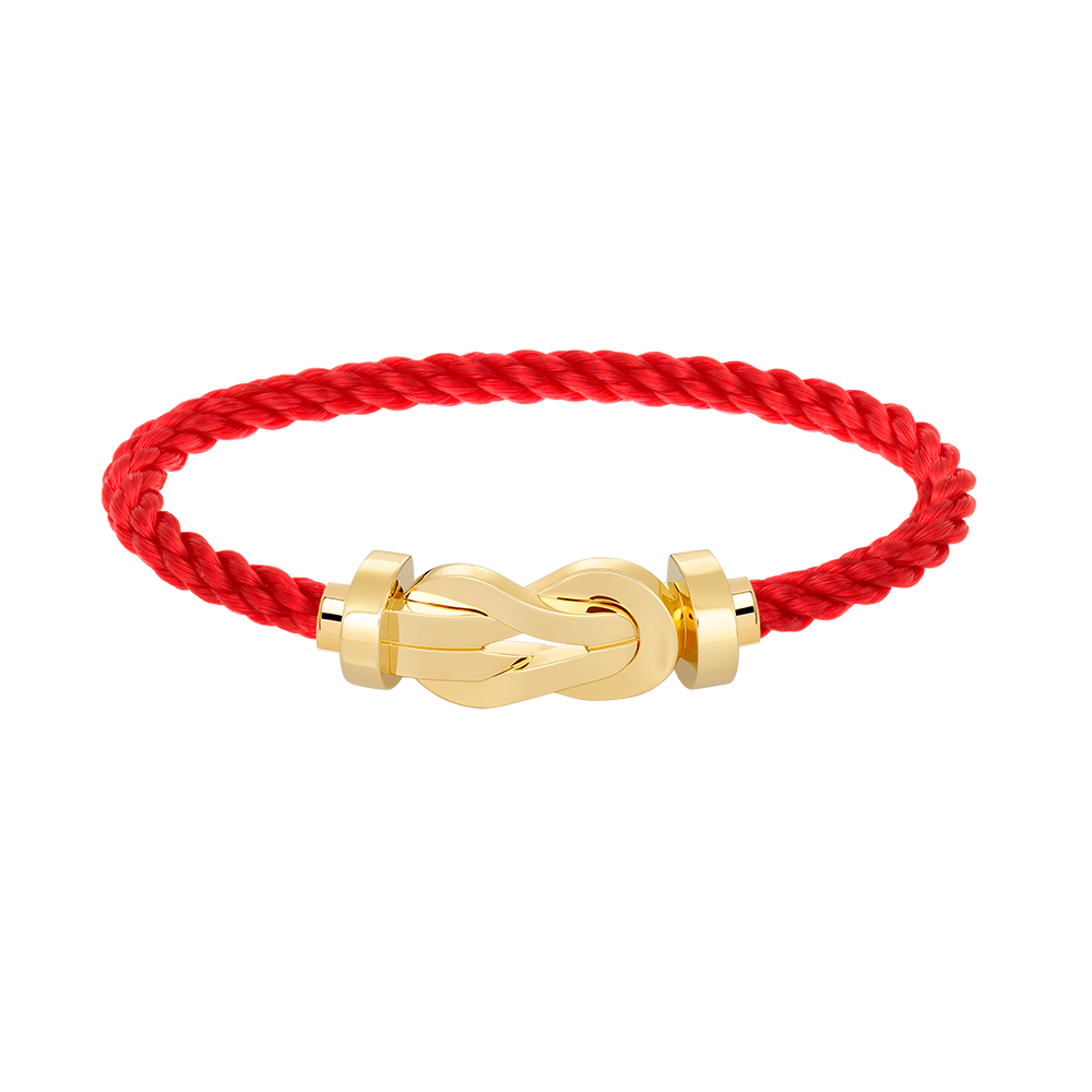 [Saipan]LARGE 8-FIGURE BUCKLE BRACELET - GOLD