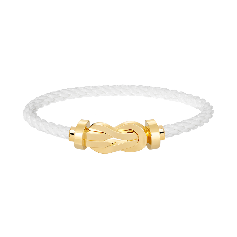 [Saipan]LARGE 8-FIGURE BUCKLE BRACELET - GOLD