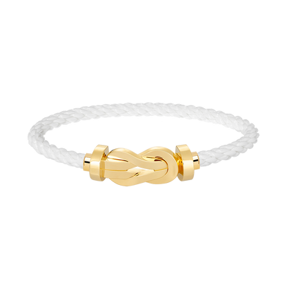 [Saipan]LARGE 8-FIGURE BUCKLE BRACELET - GOLD