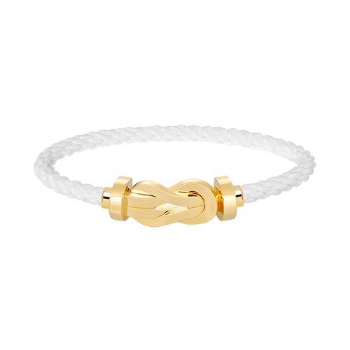 [Saipan]LARGE 8-FIGURE BUCKLE BRACELET - GOLD