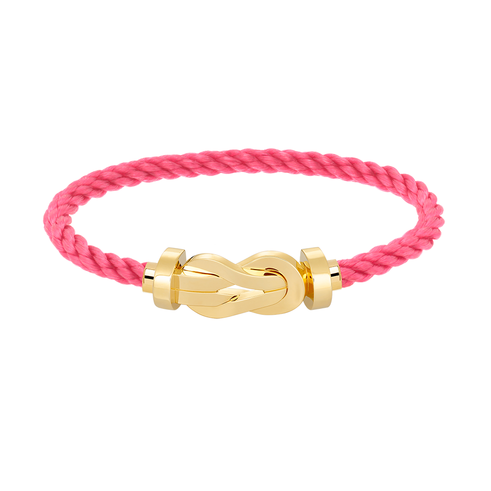 [Saipan]LARGE 8-FIGURE BUCKLE BRACELET - GOLD