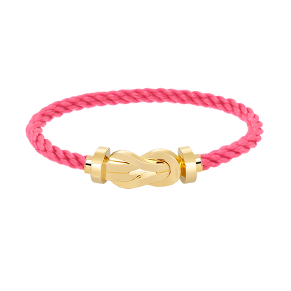 [Saipan]LARGE 8-FIGURE BUCKLE BRACELET - GOLD