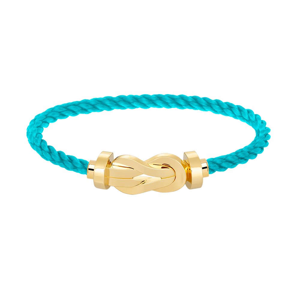 [Saipan]LARGE 8-FIGURE BUCKLE BRACELET - GOLD