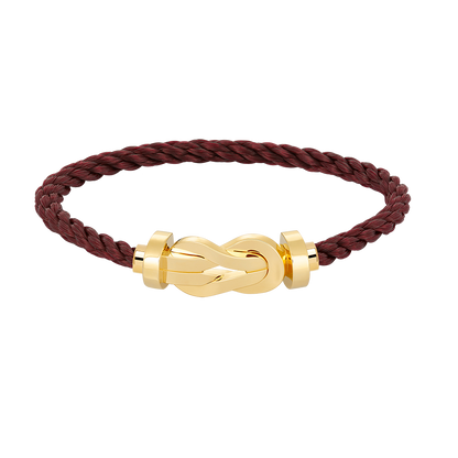 [Saipan]LARGE 8-FIGURE BUCKLE BRACELET - GOLD