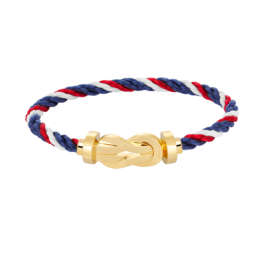 [Saipan]LARGE 8-FIGURE BUCKLE BRACELET - GOLD