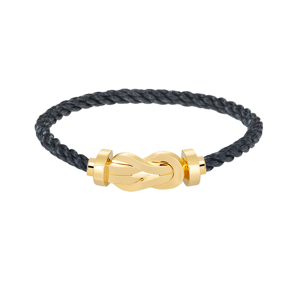 [Saipan]LARGE 8-FIGURE BUCKLE BRACELET - GOLD