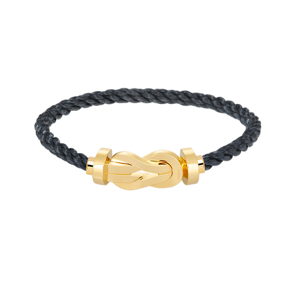 [Saipan]LARGE 8-FIGURE BUCKLE BRACELET - GOLD