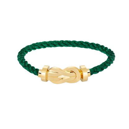 [Saipan]LARGE 8-FIGURE BUCKLE BRACELET - GOLD