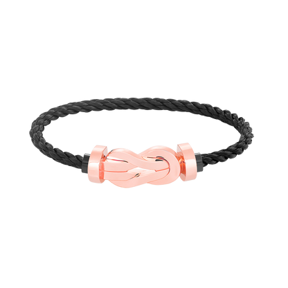 [Saipan]LARGE 8-FIGURE BUCKLE BRACELET - ROSE GOLD