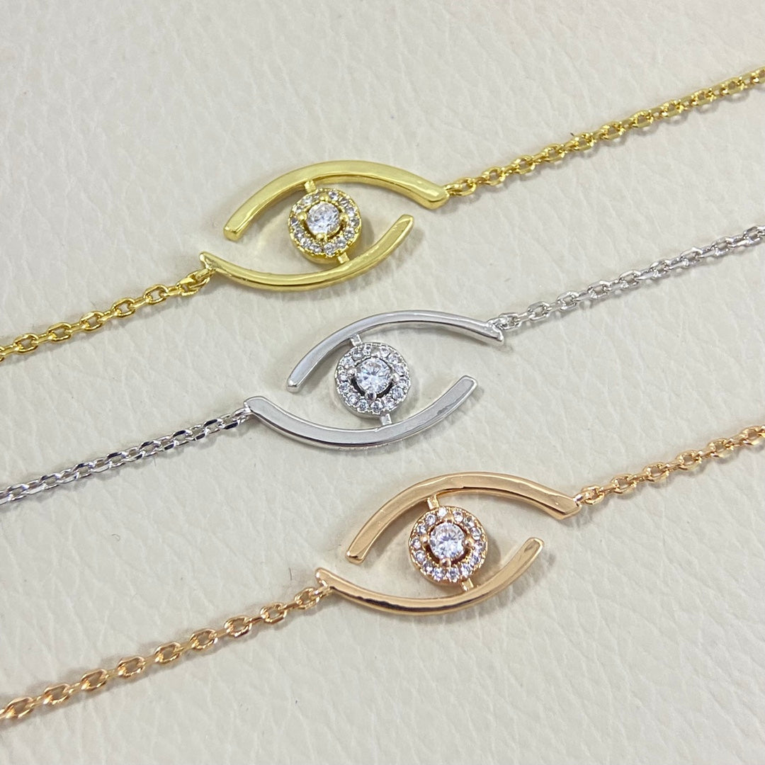 [Saipan]LUCKY EYE PAVÉ-SET DIAMOND BRACELET