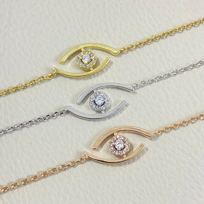 [Saipan]LUCKY EYE PAVÉ-SET DIAMOND BRACELET