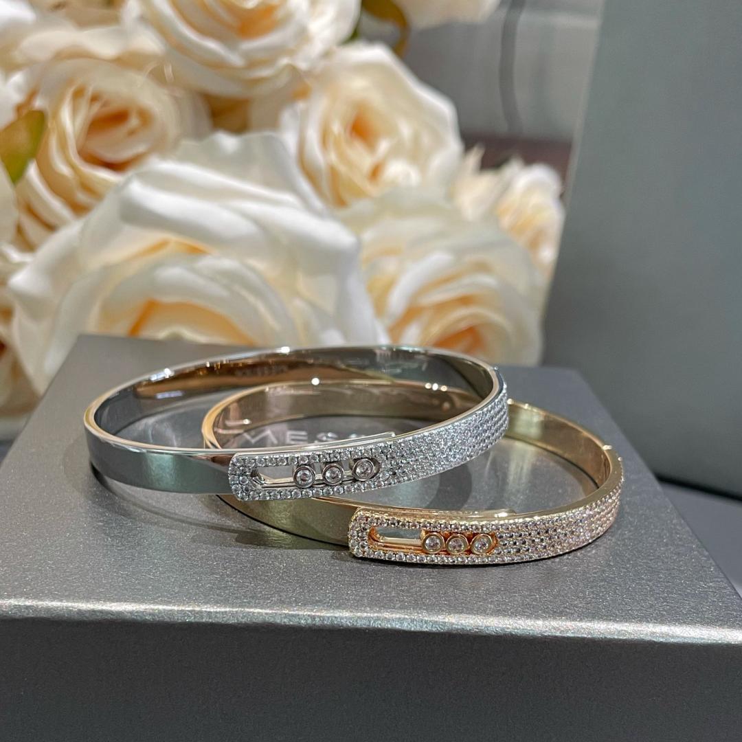 [Saipan]MOVE NOA PAVÉ DIAMOND BANGLE BRACELET