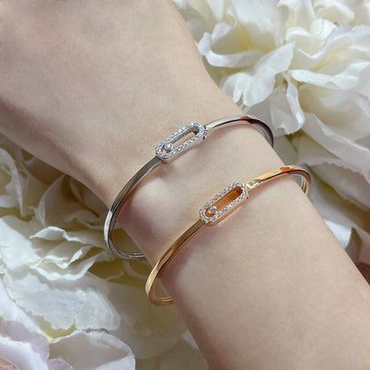 [Saipan]MOVE UNO PAVÉ FLEX BANGLE (MEDIUM)