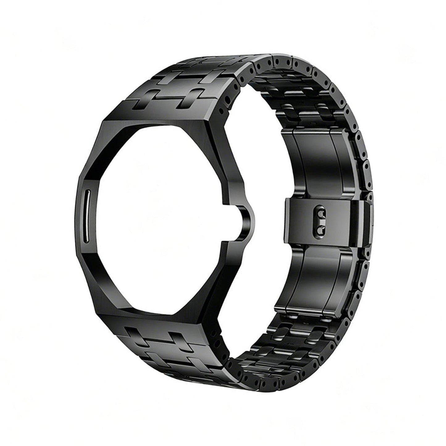 [Saipan]OAK POP BLACK STEEL CASE & SILICONE STRAP