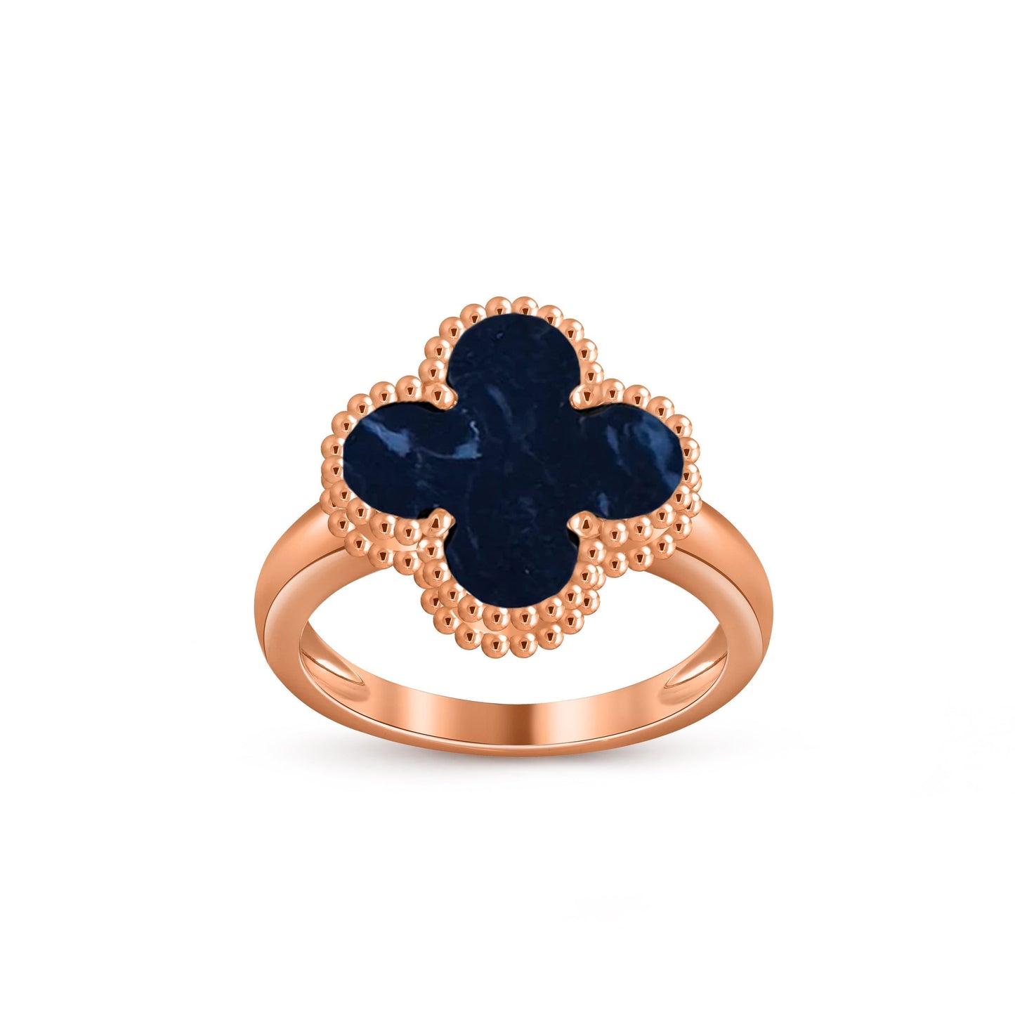 [Saipan]LUCKY CLOVER VINTAGE ROSE GOLD RING COLLECTION