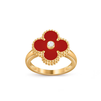 [Saipan]LUCKY CLOVER DIAMOND-ACCENT GOLD RING COLLECTION