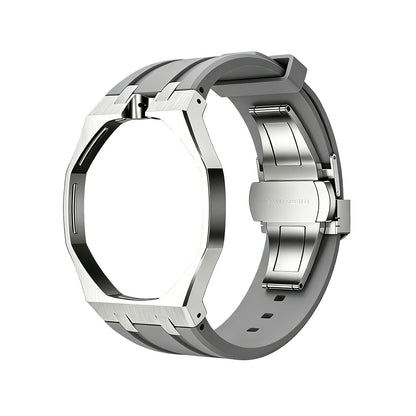 [Saipan]OAK POP GRAY STEEL SILICONE STRAP