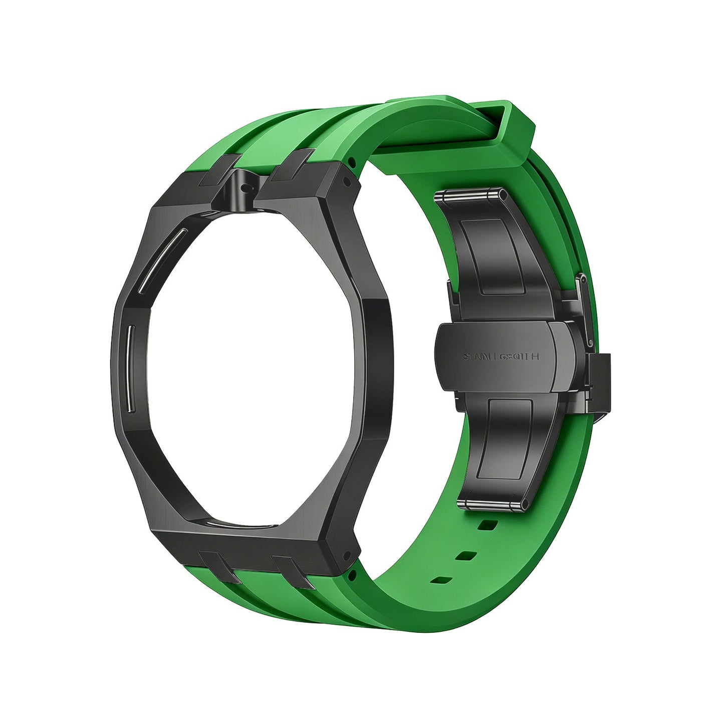 [Saipan]OAK POP BLACK STEEL CASE & SILICONE STRAP