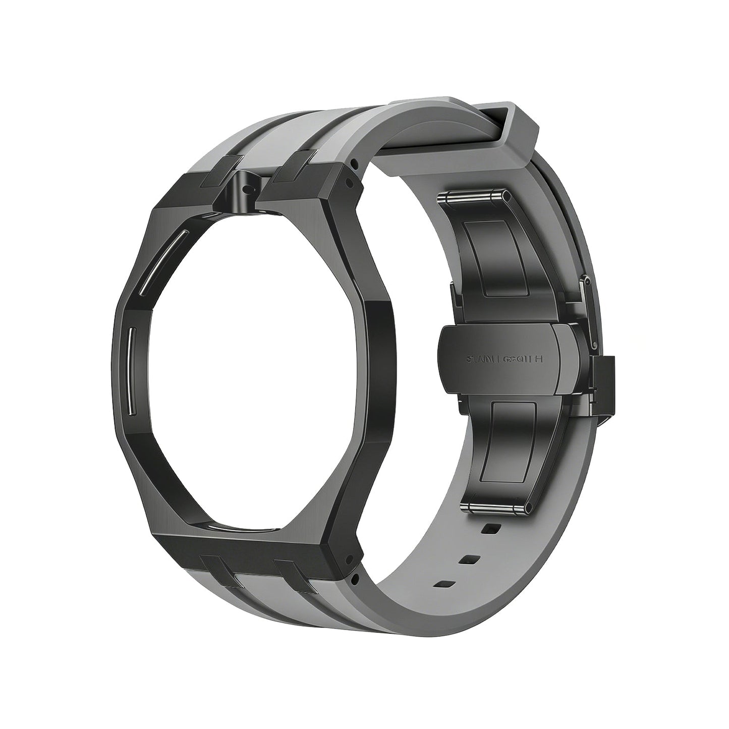[Saipan]OAK POP BLACK STEEL CASE & SILICONE STRAP