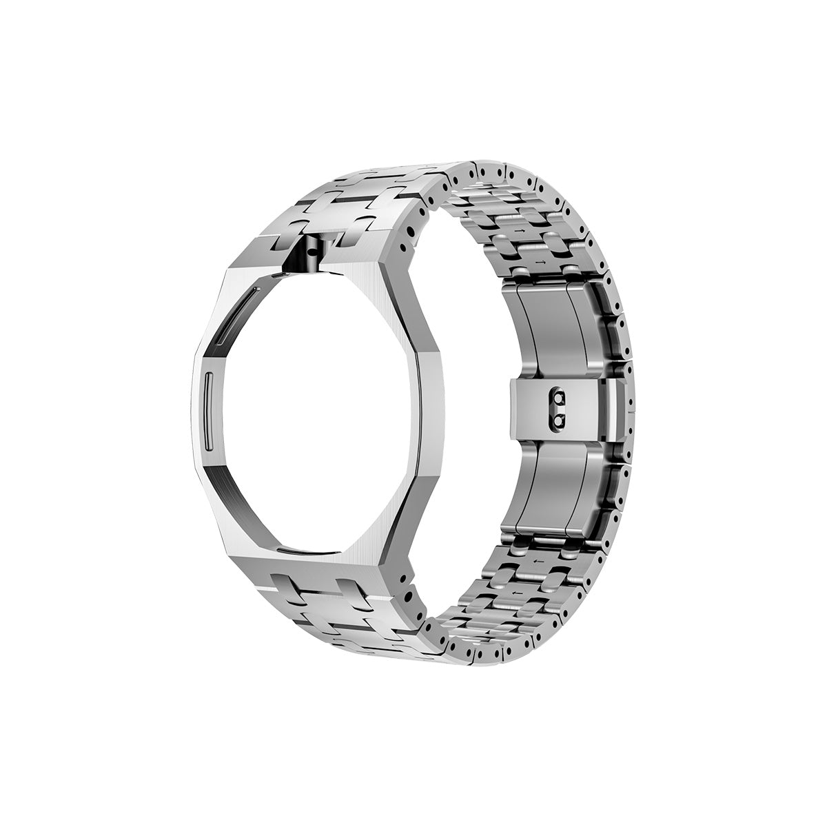 [Saipan]OAK POP EXCLUSIVE SILVER STEEL STRAP