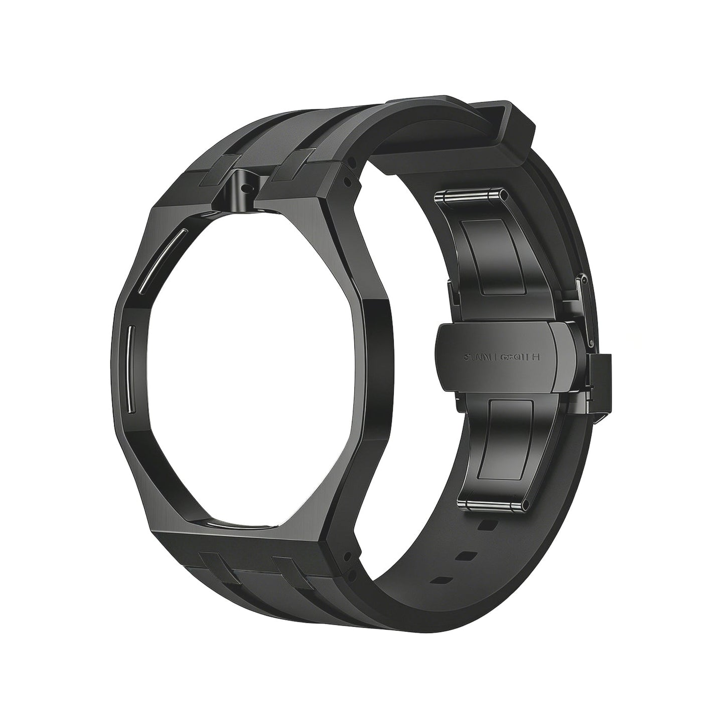 [Saipan]OAK POP BLACK STEEL CASE & SILICONE STRAP