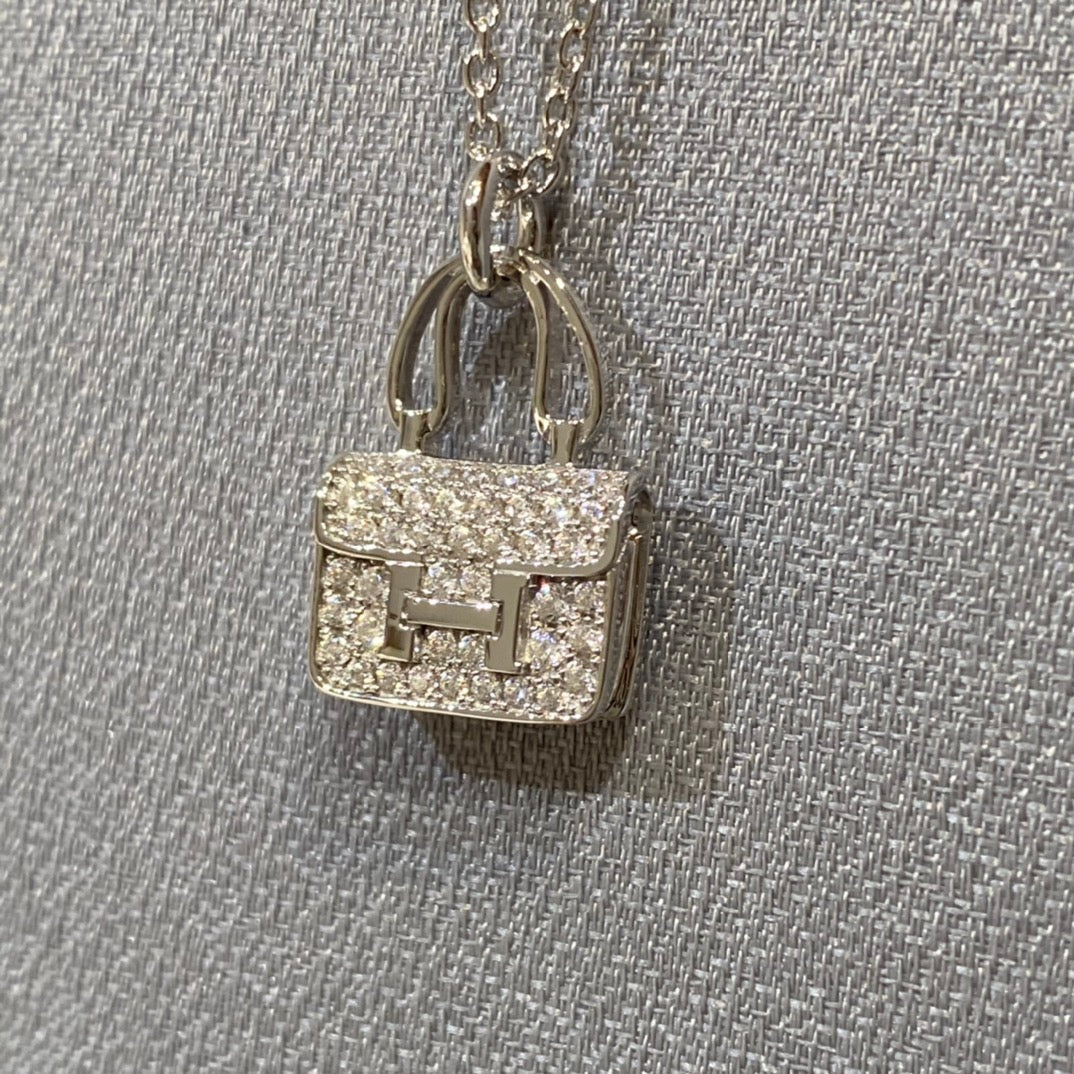 [Saipan]CONSTANCE PEDANT DIAMOND NECKLACE