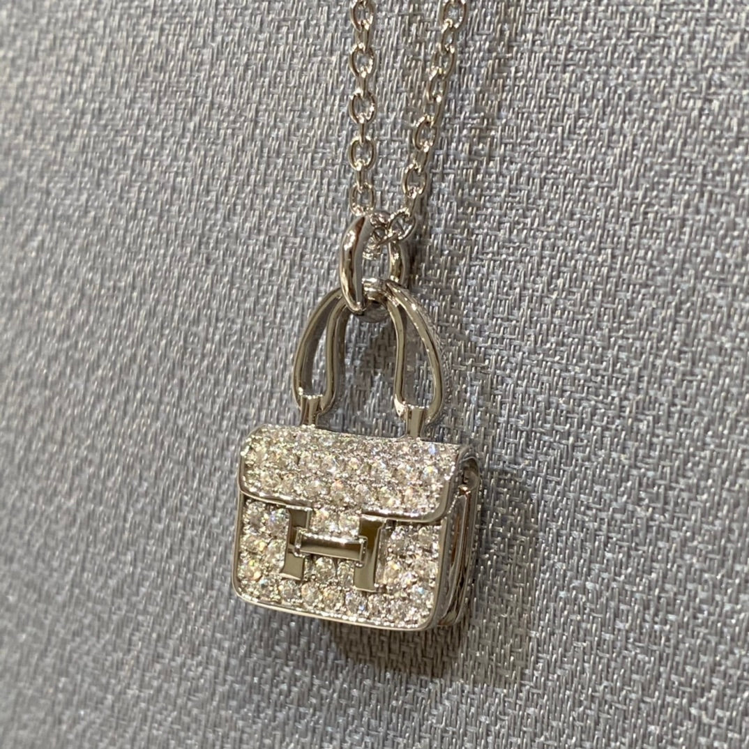 [Saipan]CONSTANCE PEDANT DIAMOND NECKLACE