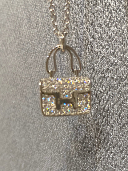 [Saipan]CONSTANCE PEDANT DIAMOND NECKLACE
