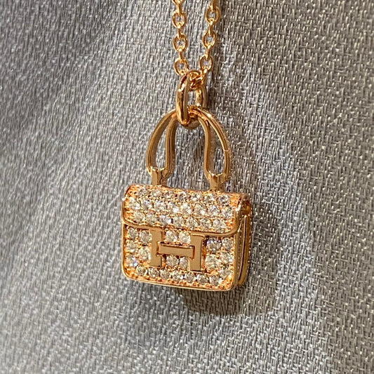 [Saipan]CONSTANCE PEDANT DIAMOND NECKLACE