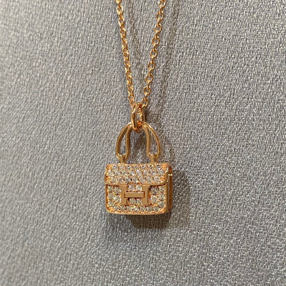 [Saipan]CONSTANCE PEDANT DIAMOND NECKLACE