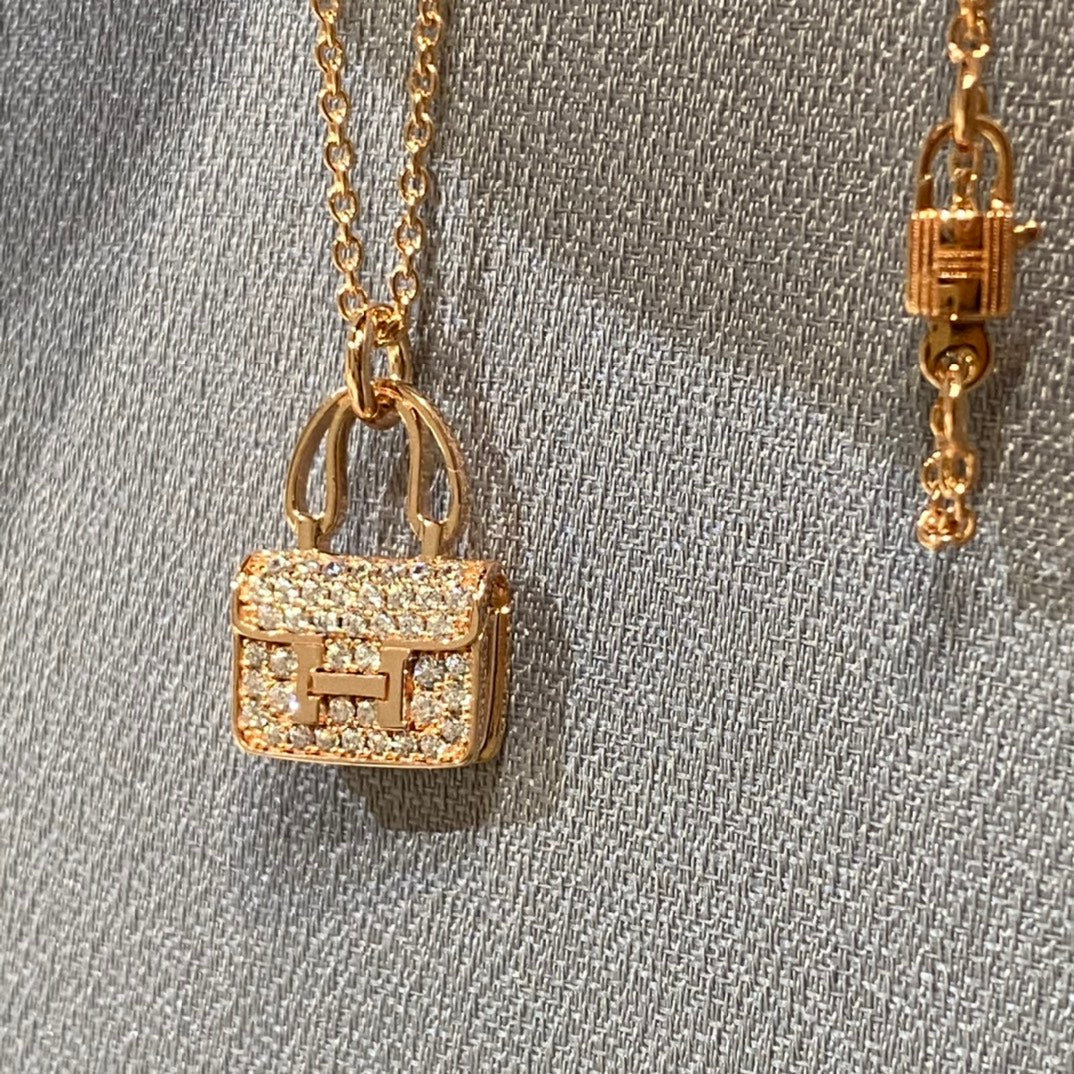 [Saipan]CONSTANCE PEDANT DIAMOND NECKLACE
