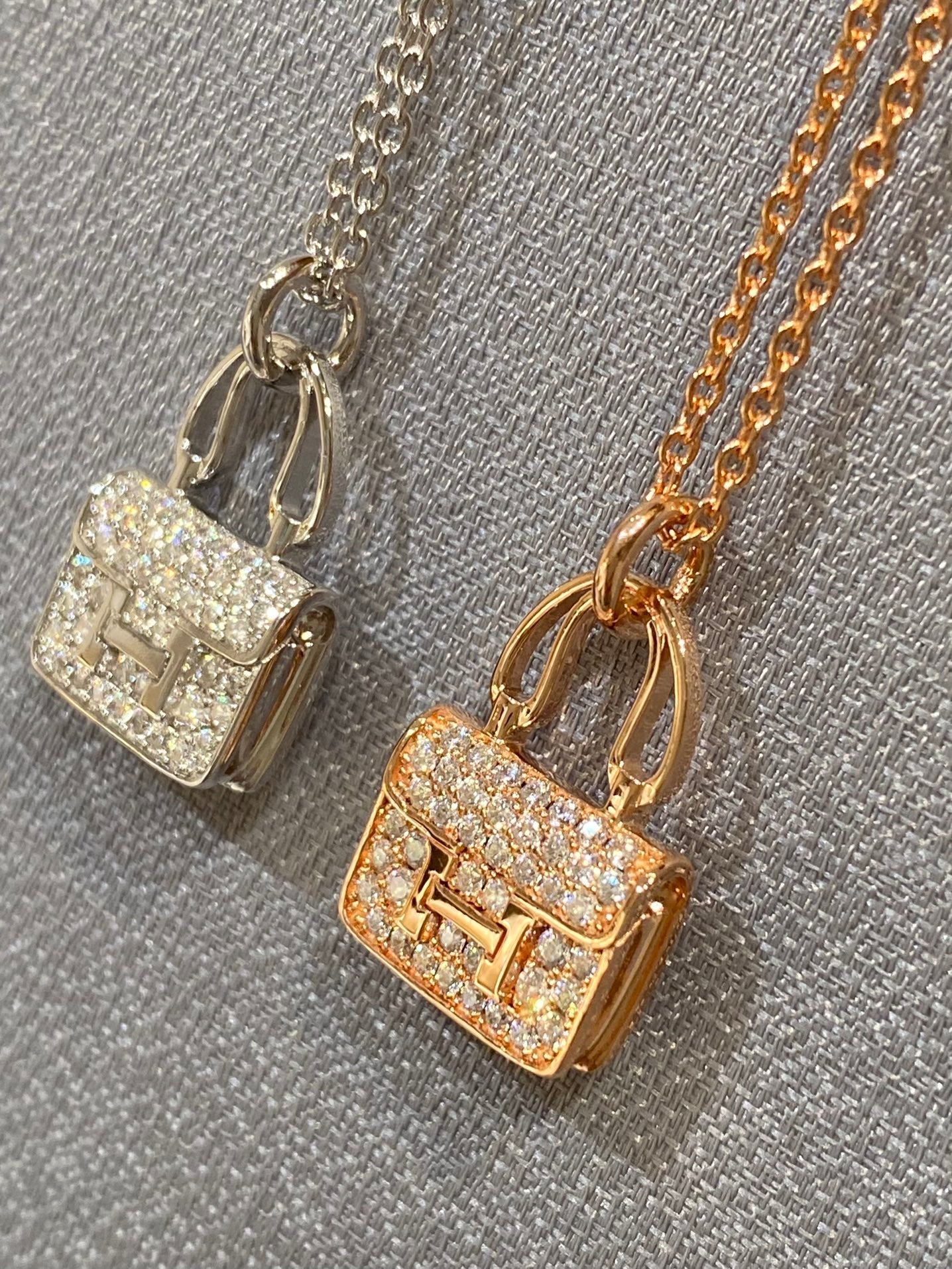[Saipan]CONSTANCE PEDANT DIAMOND NECKLACE
