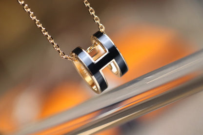 [Saipan]POP H PEDANT ROSE GOLD