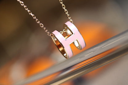 [Saipan]POP H PEDANT ROSE GOLD