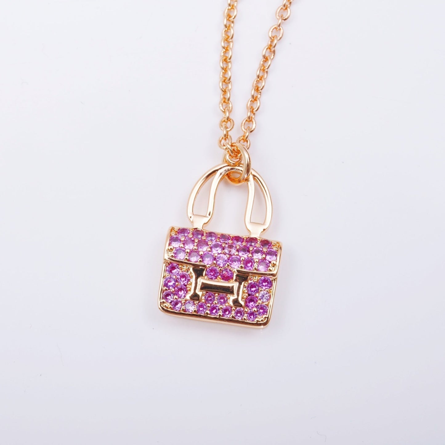 [Saipan]CONSTANCE PEDANT PURPLE DIAMOND NECKLACE