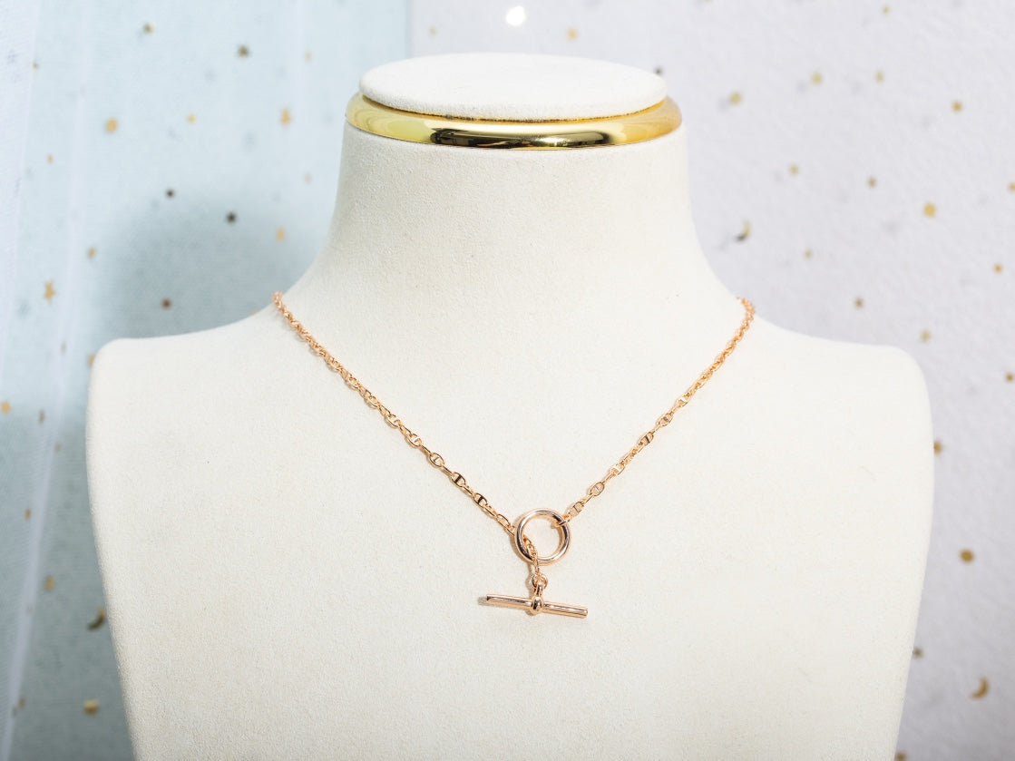 [Saipan]ECHAPPEE NECKLACE ROSE GOLD