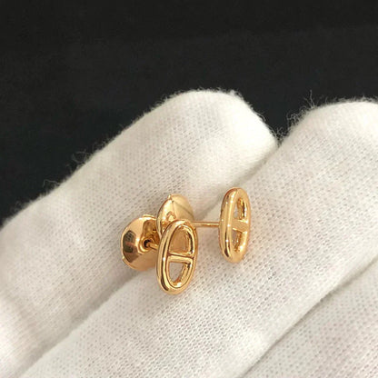 [Saipan]CHAINE SMALL EARRINGS GOLD AND SILVER