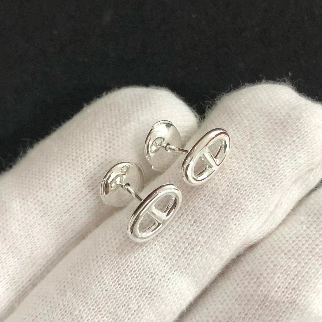 [Saipan]CHAINE SMALL EARRINGS GOLD AND SILVER
