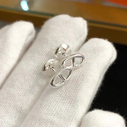 [Saipan]CHAINE SMALL EARRINGS GOLD AND SILVER