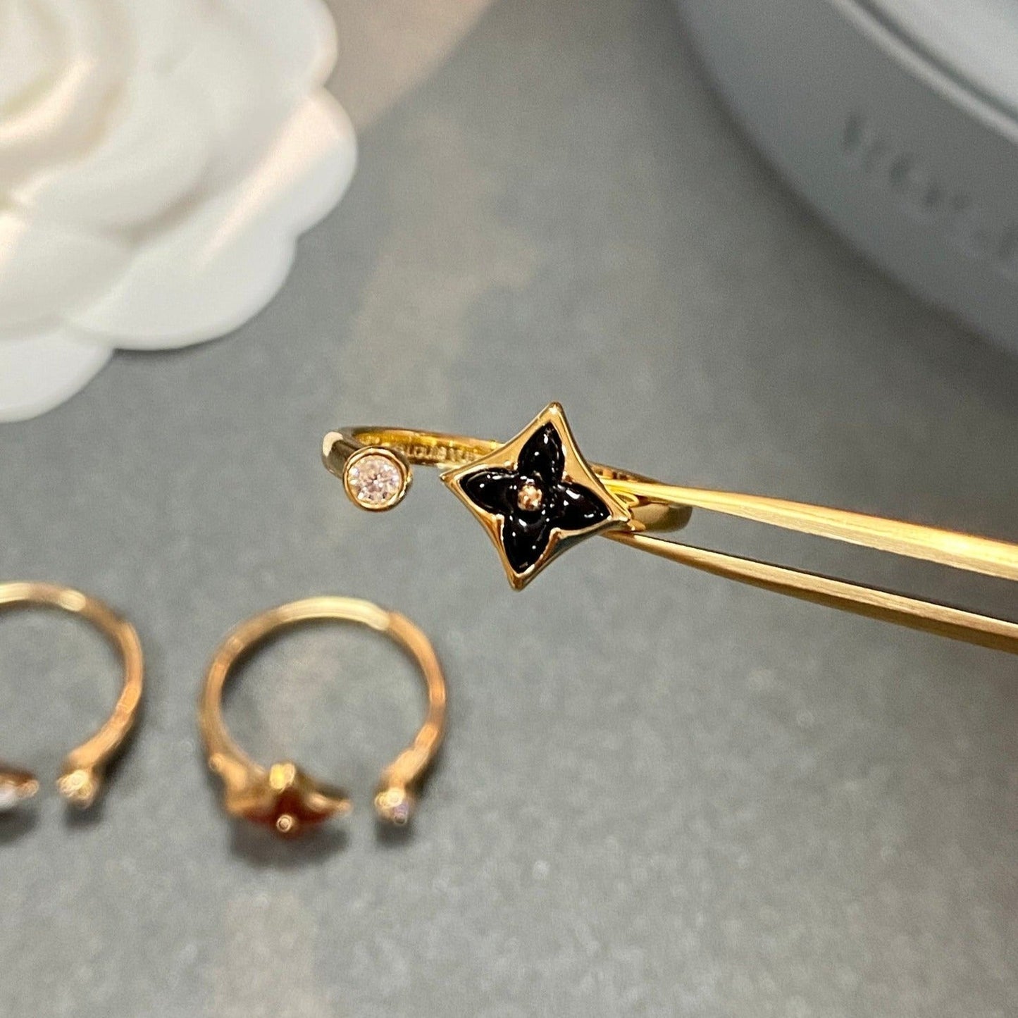 [Saipan]STAR 1 DIAMOND OPEN RING
