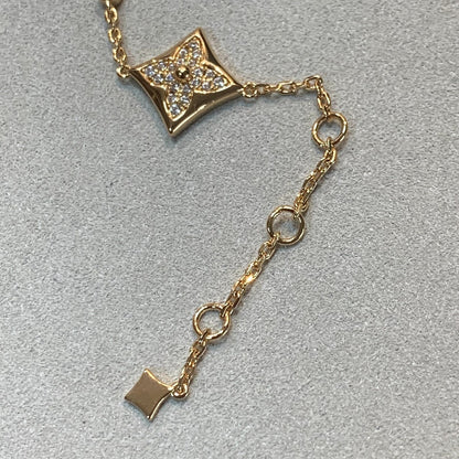 [Saipan]STAR AND SUN 4 MOTIFS GOLD DIAMONDS BRACELET
