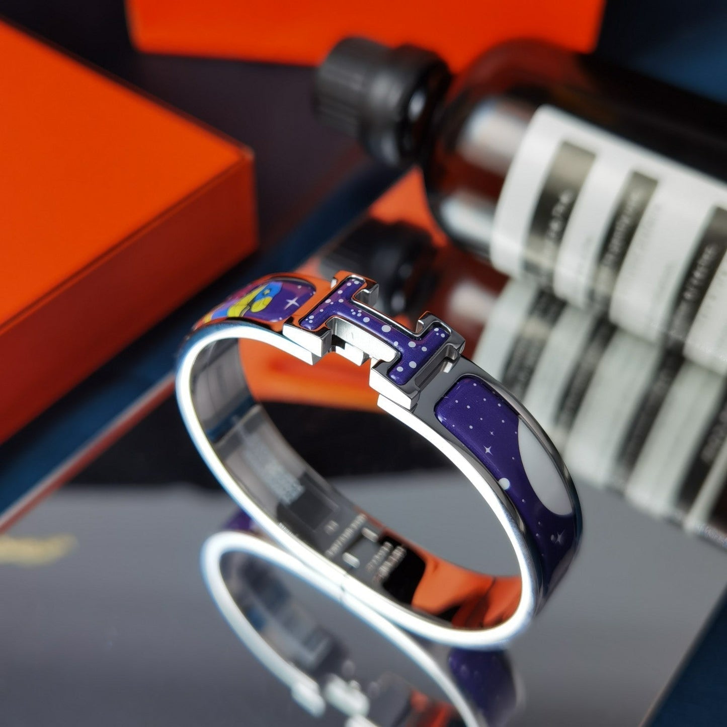 [Saipan]H STAR AND MOON BRACELET 12MM