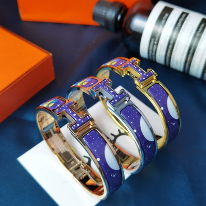 [Saipan]H STAR AND MOON BRACELET 12MM