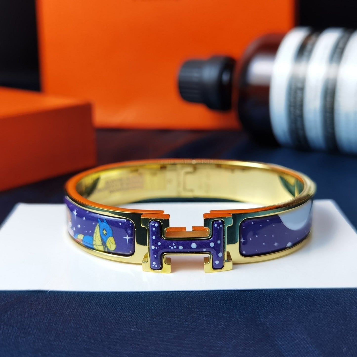 [Saipan]H STAR AND MOON BRACELET 12MM