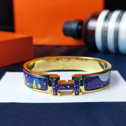[Saipan]H STAR AND MOON BRACELET 12MM