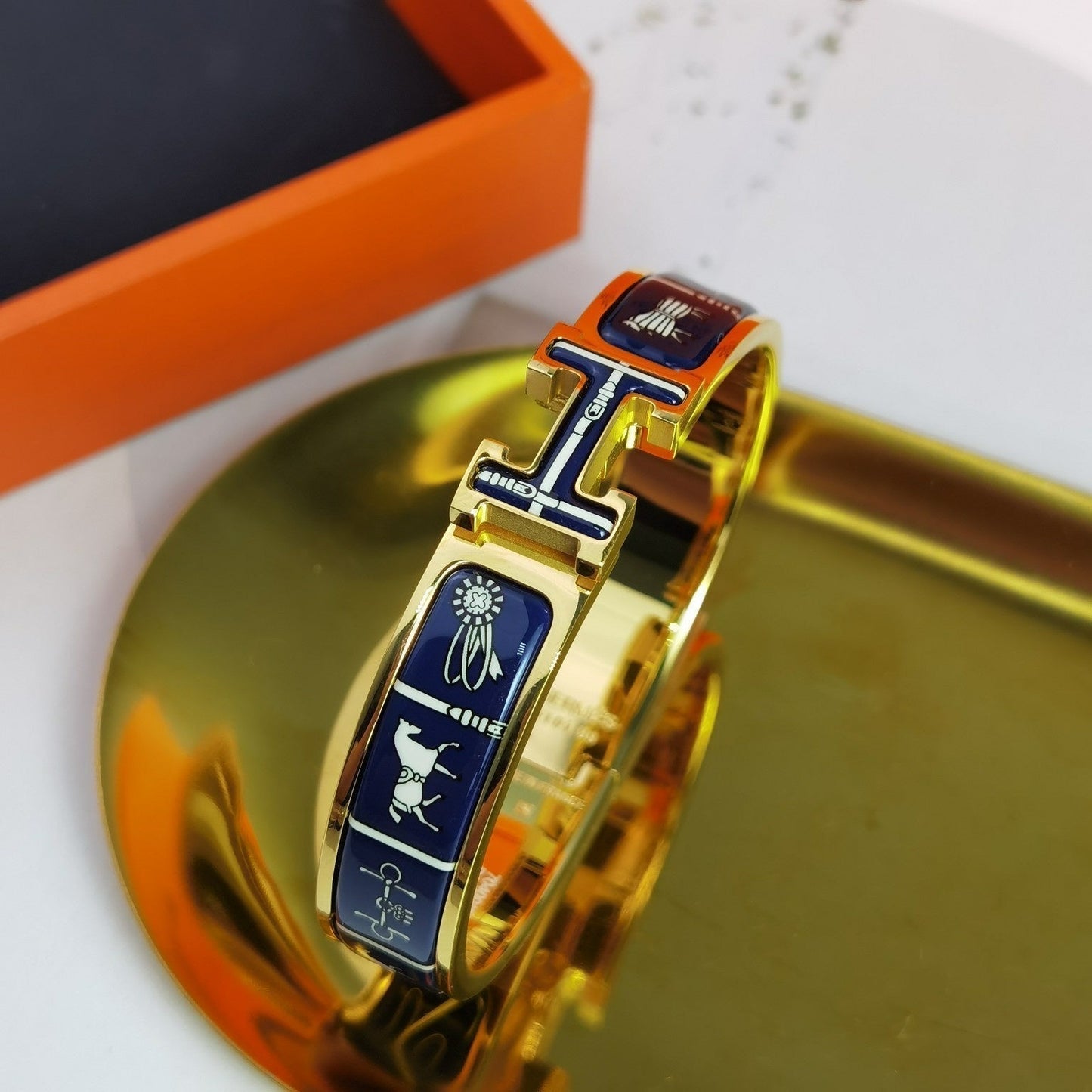 [Saipan]H COUVERTURES DARK BLUE BRACELET