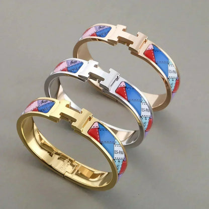 [Saipan]H BRACELET DOTTED BORDER 12MM